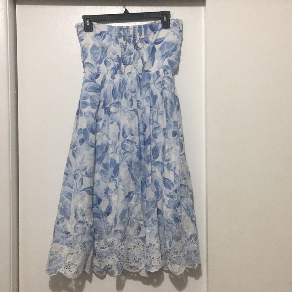 White house black market strapless midi dress - Picture 2 of 2